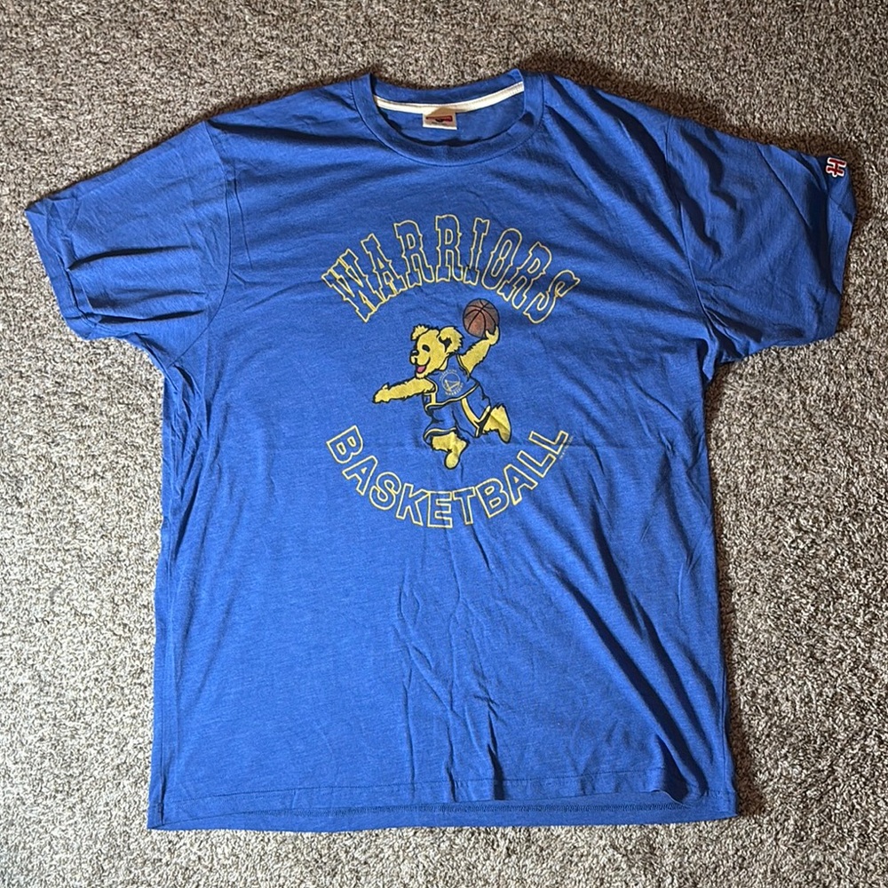 Homage Grateful Dead Warriors Basketball Graphic Tee- Size XL